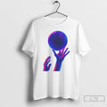 Classic Basketball Hands Neon Vaporwave Graphic