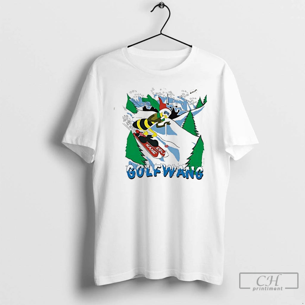 Classic Bee Is Skiing Golfwang Funny Cute