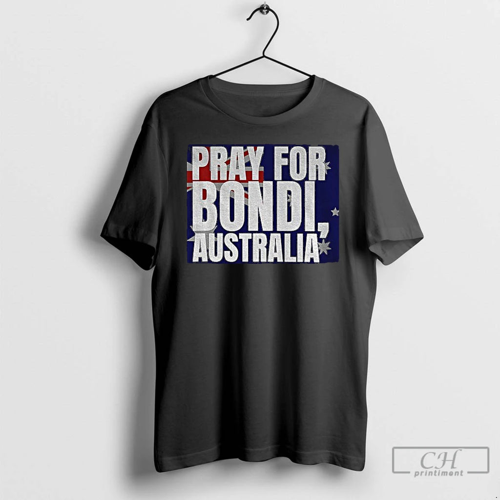 Classic Bondi Beach Pray For Bondi Australia Flag