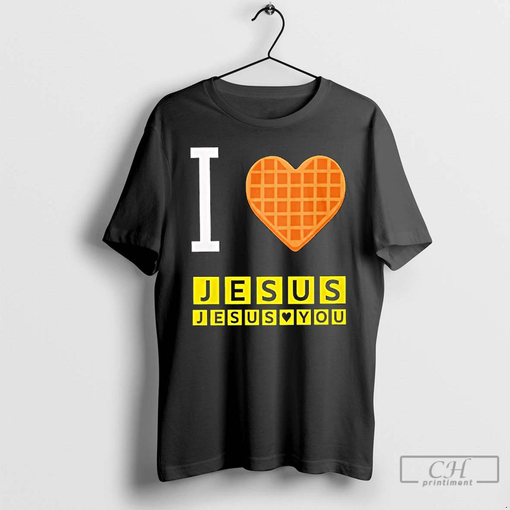 Classic Bryce Crawford Wearing I Love Jesus Jesus Loves You Waffle House T Shirts Sweater