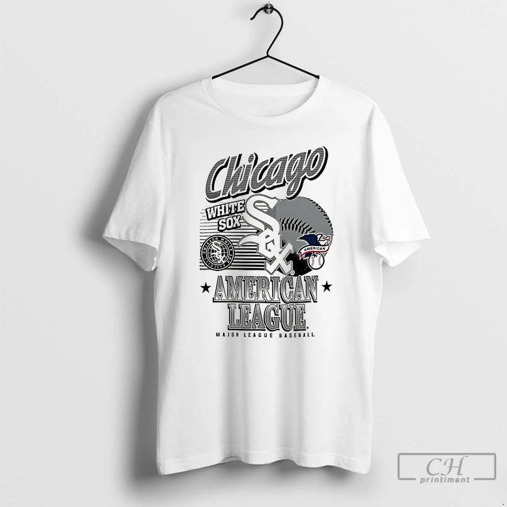 Classic Chicago White Sox Mlb American National League Logo Ball Retro