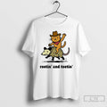 Classic Cowboy Cat Riding Possum Rootin And Tootin Funny