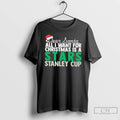 Classic Dear Santa All I Want For Christmas Is A Dallas Stars Stanley Cup Text