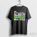Classic Dear Santa All I Want For Christmas Is A Minnesota Timberwolves Nba Title Text