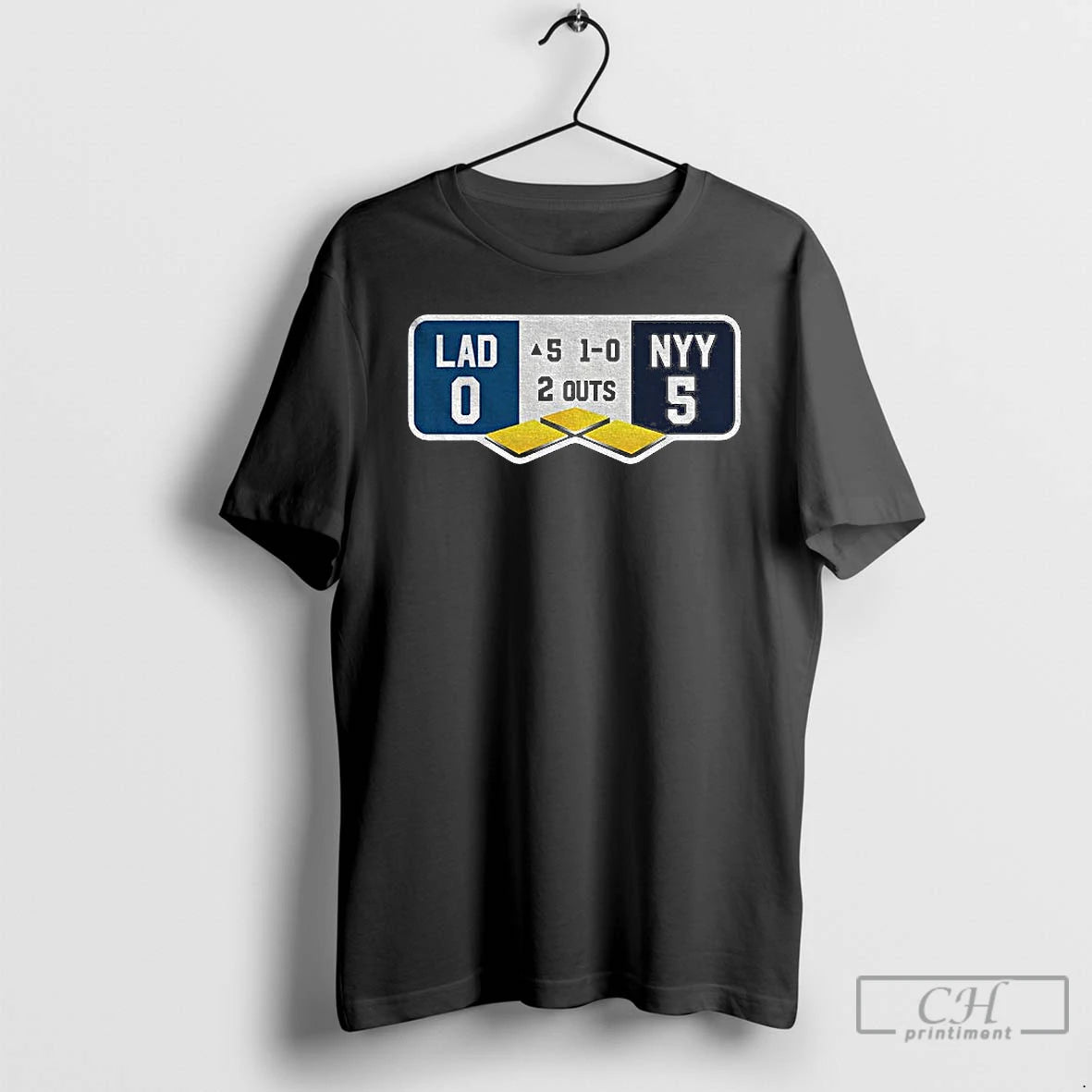 Classic Dodgers Yankees World Series Top Of The Fifth Lad 0 5 Nyy T Shirts
