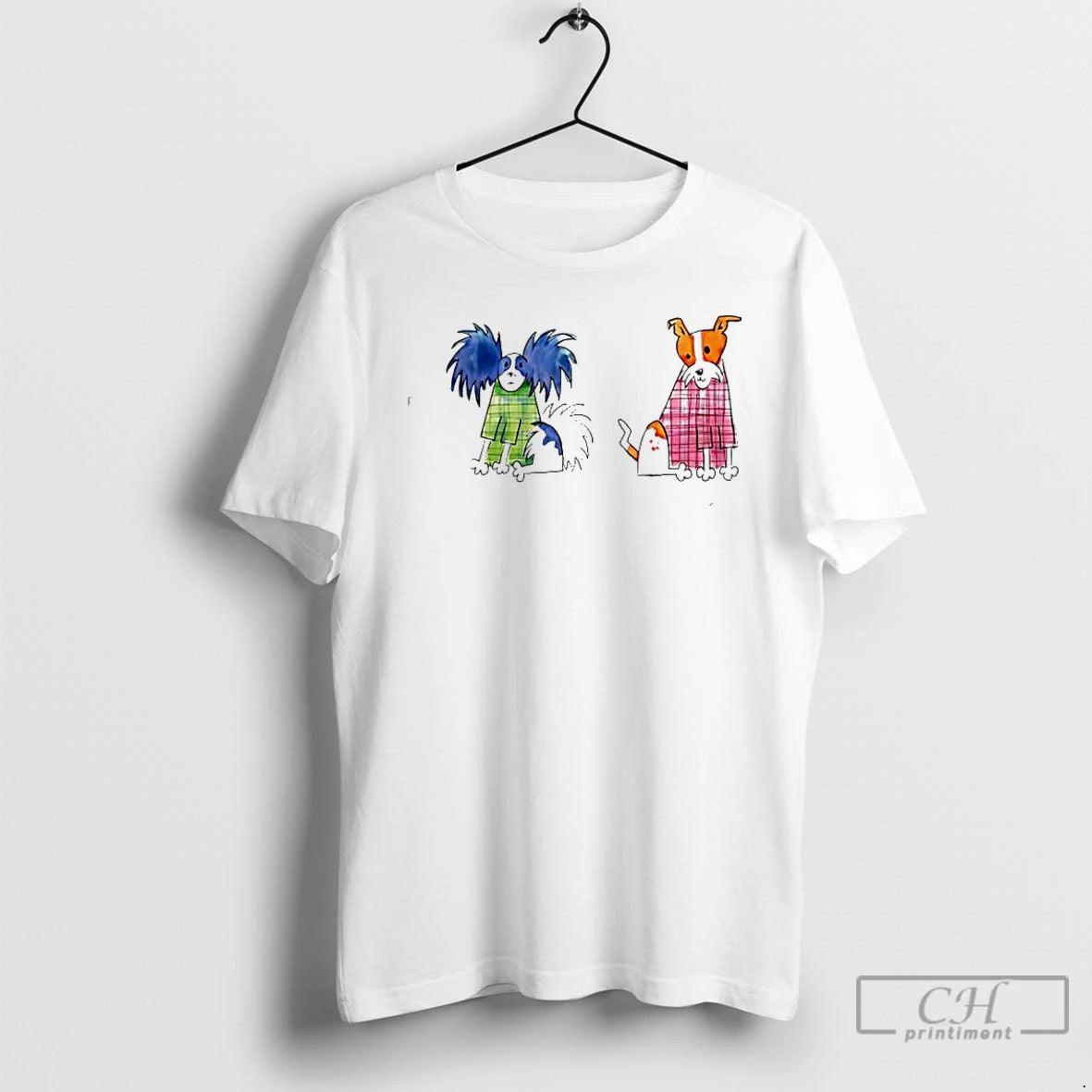 Classic Dogs In Jumpers Cartoon