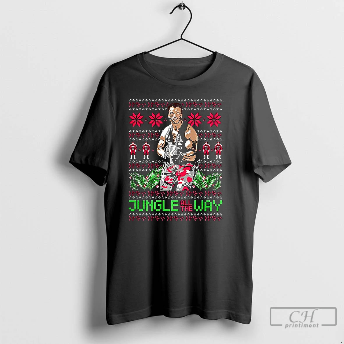 Classic Dutch Predator Jungle All The Way Ugly Christmas