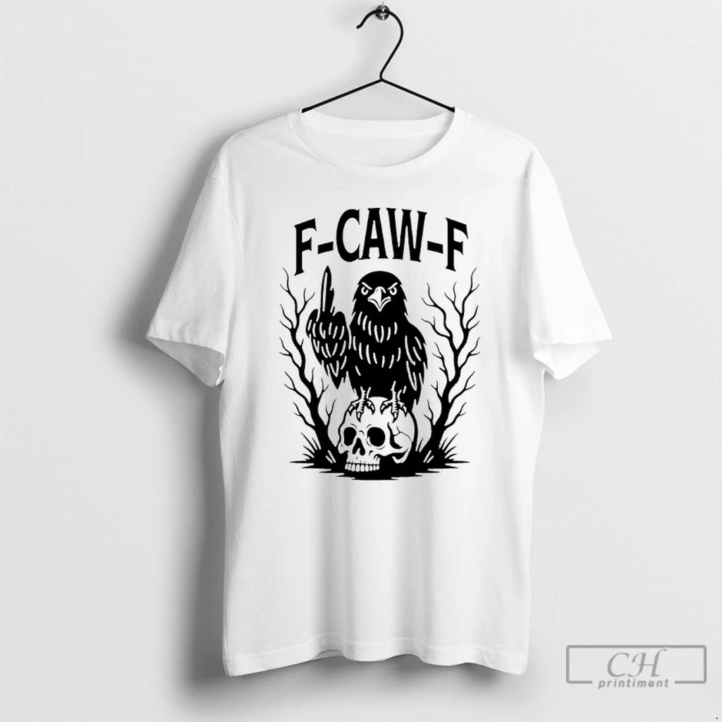 Classic F Caw F Gothic Raven Middle Finger