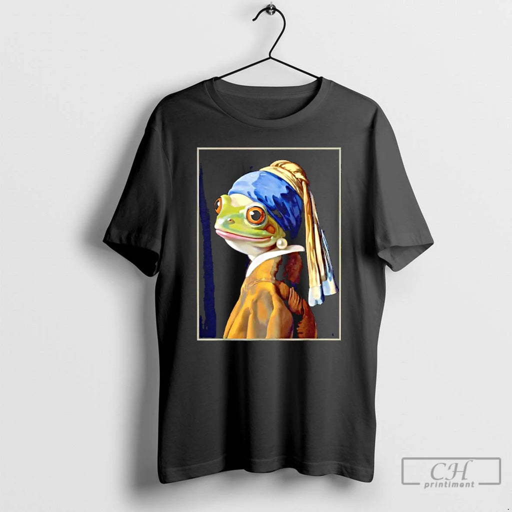 Classic Frog Vermeers Girl With A Pearl Earring Parody Meme