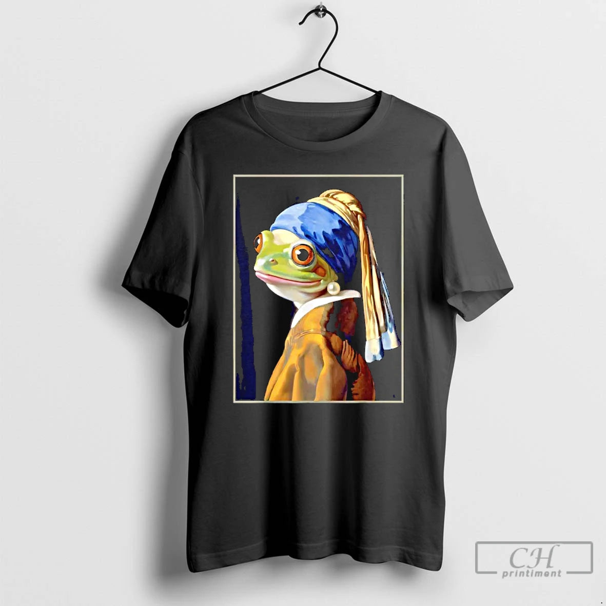 Classic Frog Vermeers Girl With A Pearl Earring Parody Meme