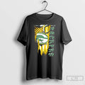 Classic Green Bay Packers Football Battle Shattered Usa Flag Rip Design