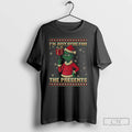 Classic Grinch Im Just Here For The Presents Ugly Christmas