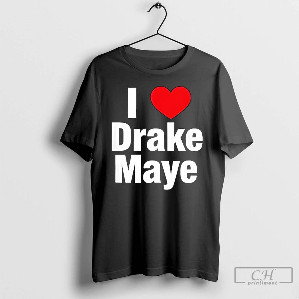 Classic I Love Drake Fan Bold Heart Graphic