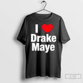 Classic I Love Drake Fan Bold Heart Graphic