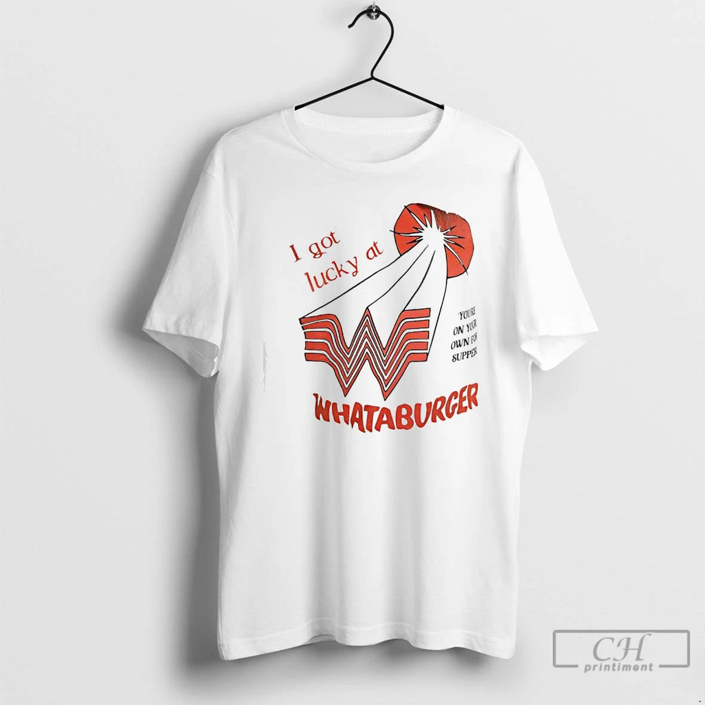 Classic I Got Lucky At Whataburger Exclusive Logo