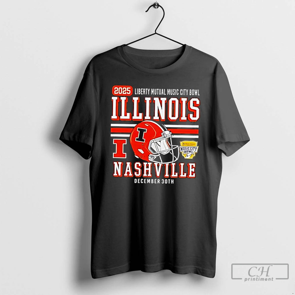 Classic Illinois Fighting Illini Football 2025 Liberty Mutual Music City