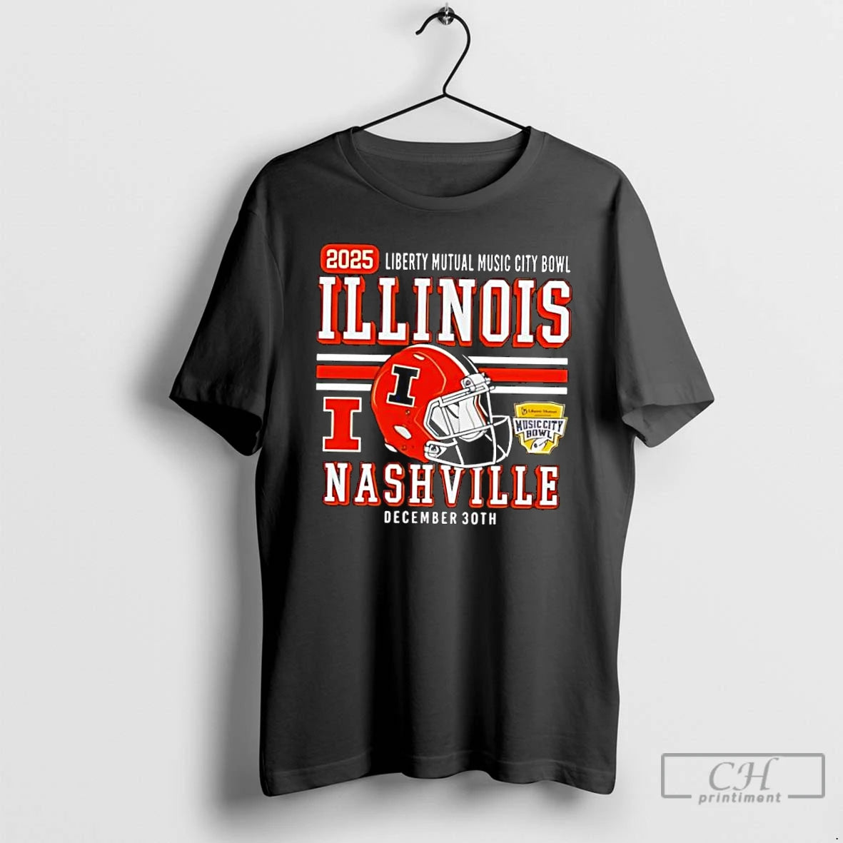 Classic Illinois Fighting Illini Football 2025 Liberty Mutual Music City