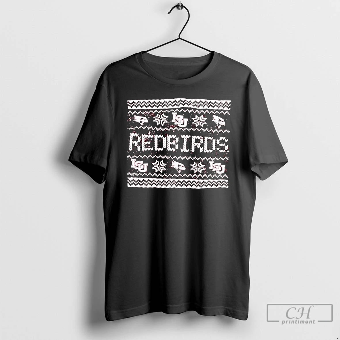 Classic Illinois State University Isu Redbirds Ugly Christmas