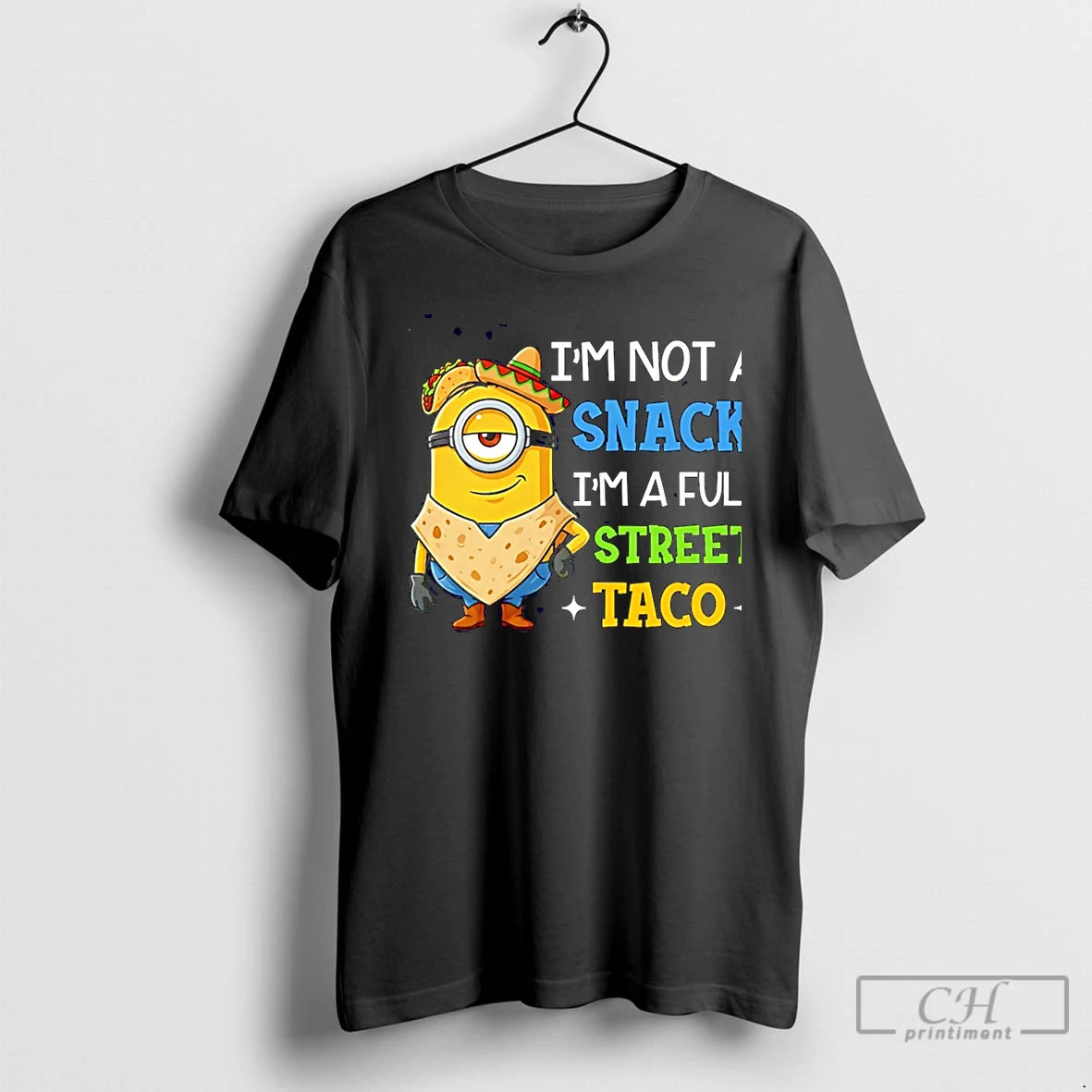 Classic Im Not A Snack Im A Full Street Taco Minion Christmas T Shirts Sweater
