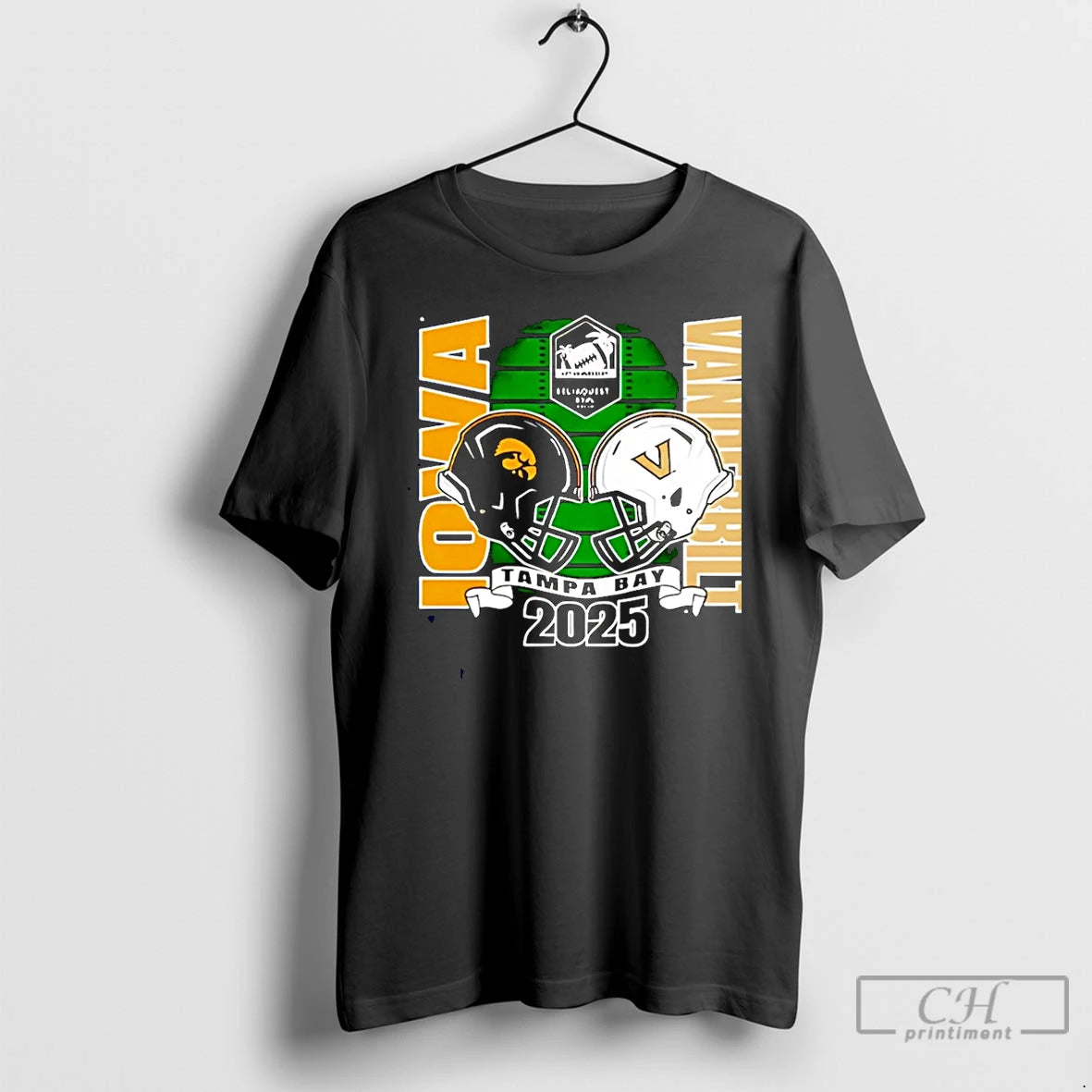 Classic Iowa Hawkeyes Vs Vanderbilt 2025 Reliaquest Bowl Head To Head Christmas T Shirts Sweater