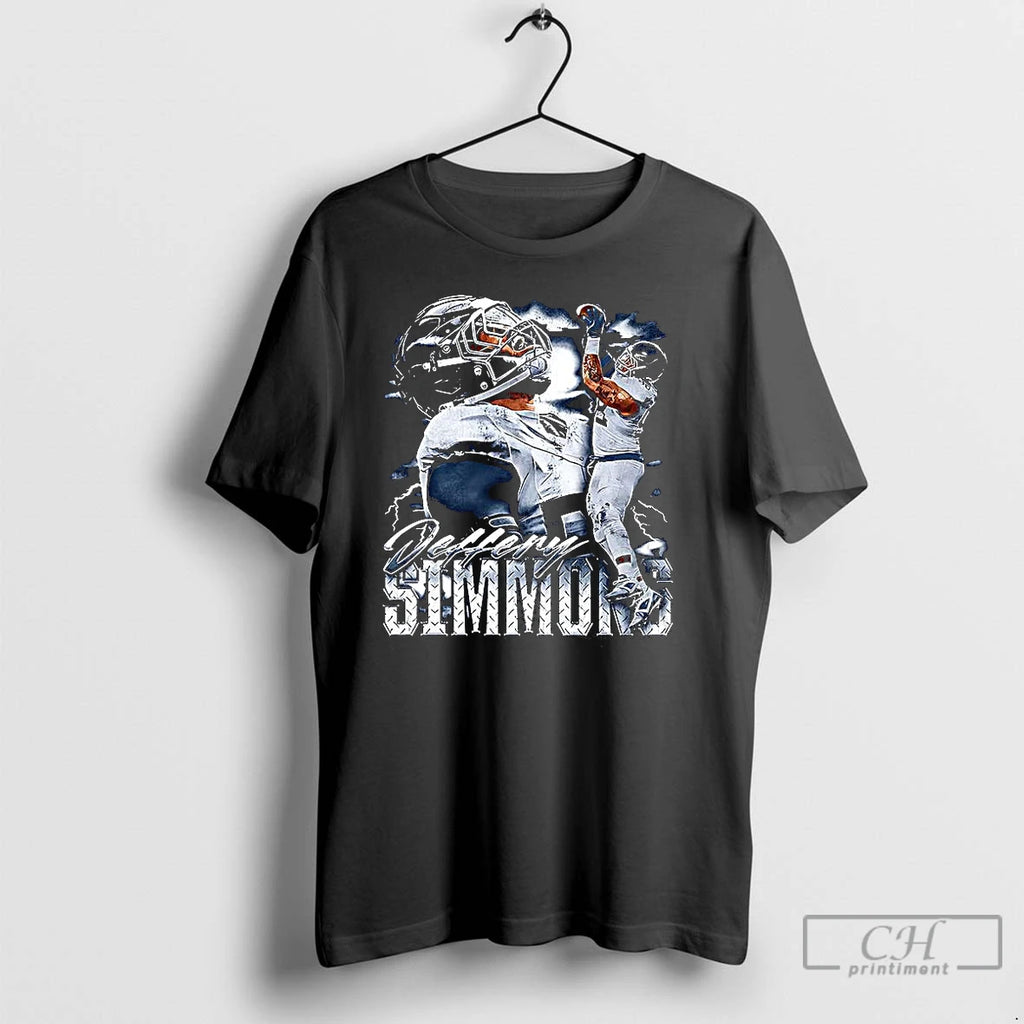Classic Jeffery Simmons Tennessee Titans Football Catch Ball Graphic