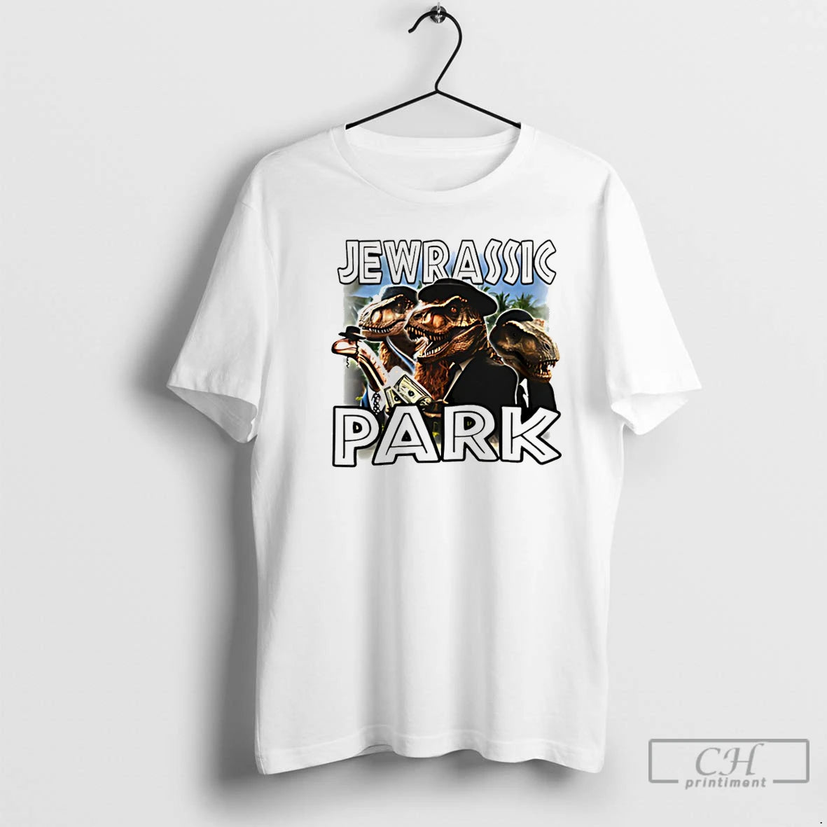 Classic Jewrassic Park Dinosaur Graphic Christmas