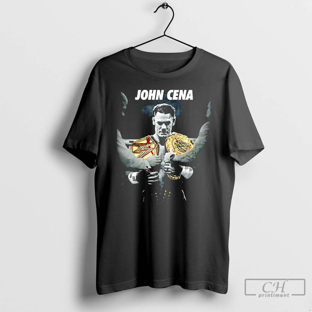 Classic John Cena Two Cup Champions Graphic