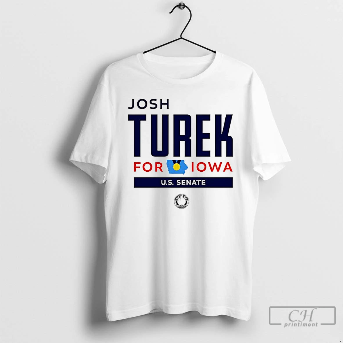 Classic Josh Turek For Iowa Square Logo