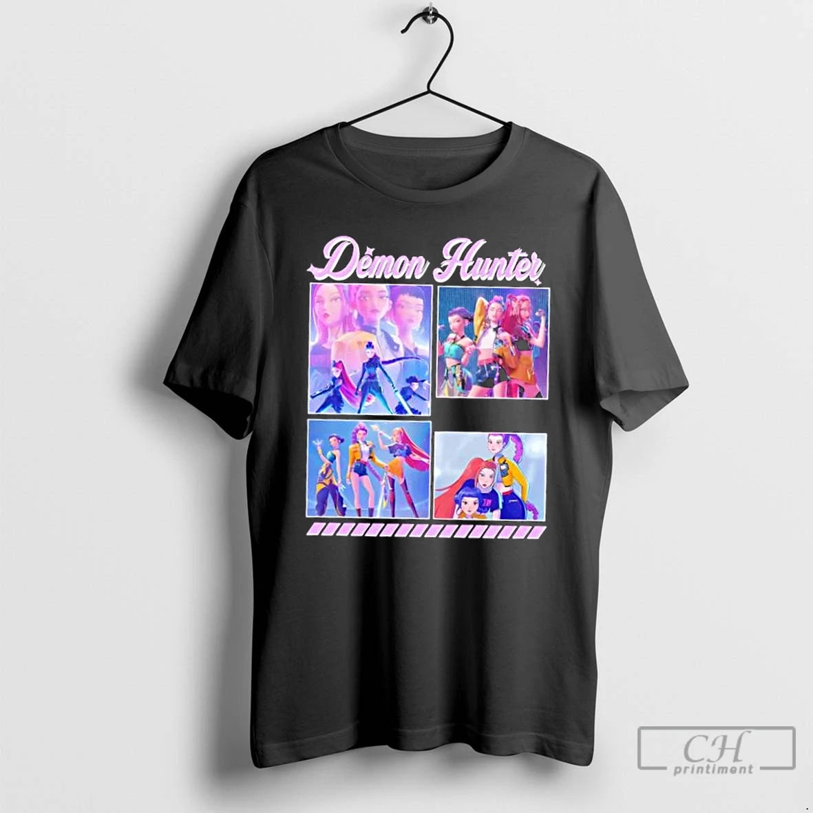 Classic K Pop Demon Hunter Anime Graphic