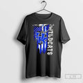 Classic Kentucky Wildcats Football Battle Shattered Usa Flag Rip Design