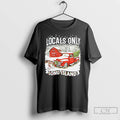Classic Locals Only Long Island Christmas Red Truck