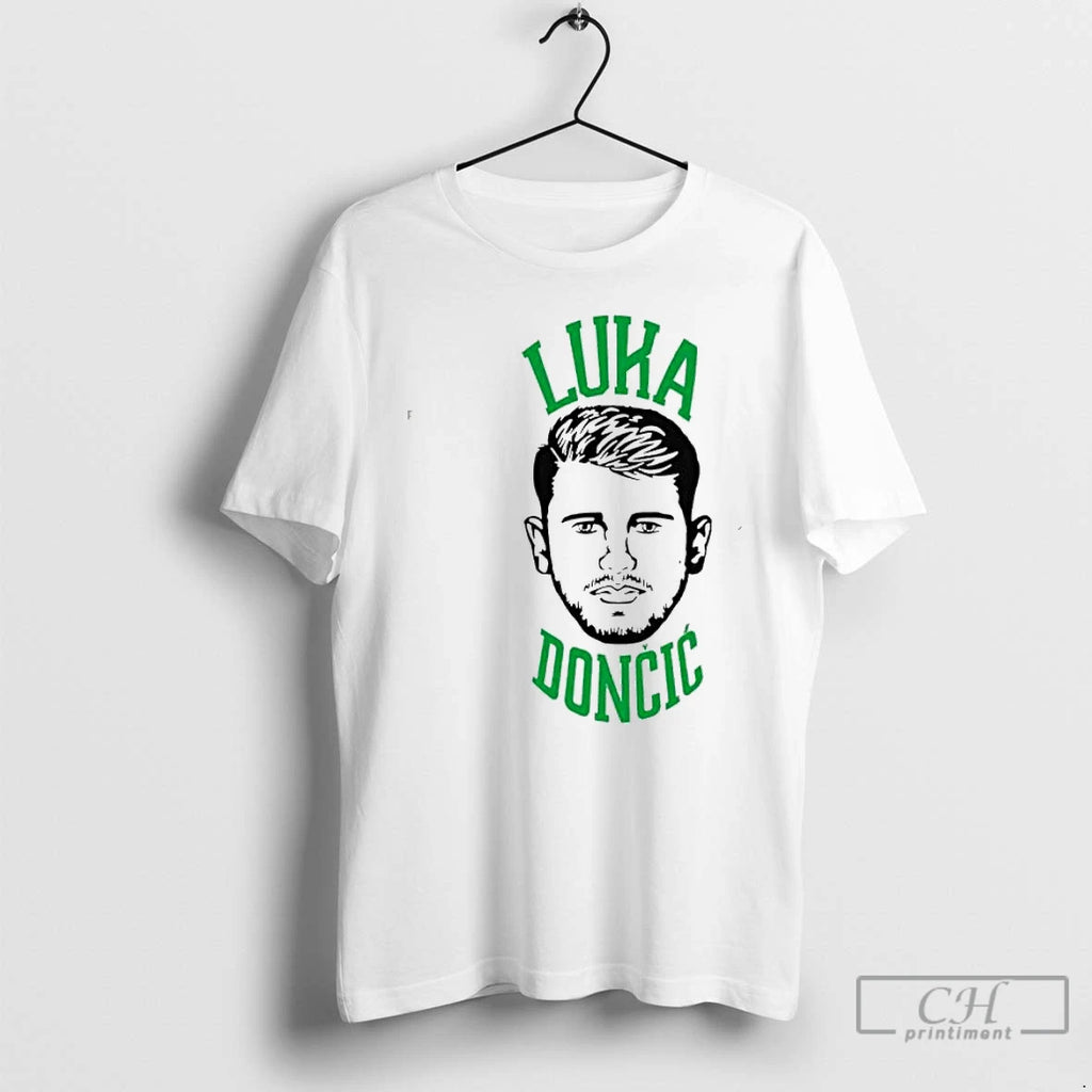 Classic Luka Doncic Face Black White