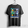 Classic Mascots Tulane Green Wave On Saturdays X Dallas Cowboys On Sundays Skyline T Shirts