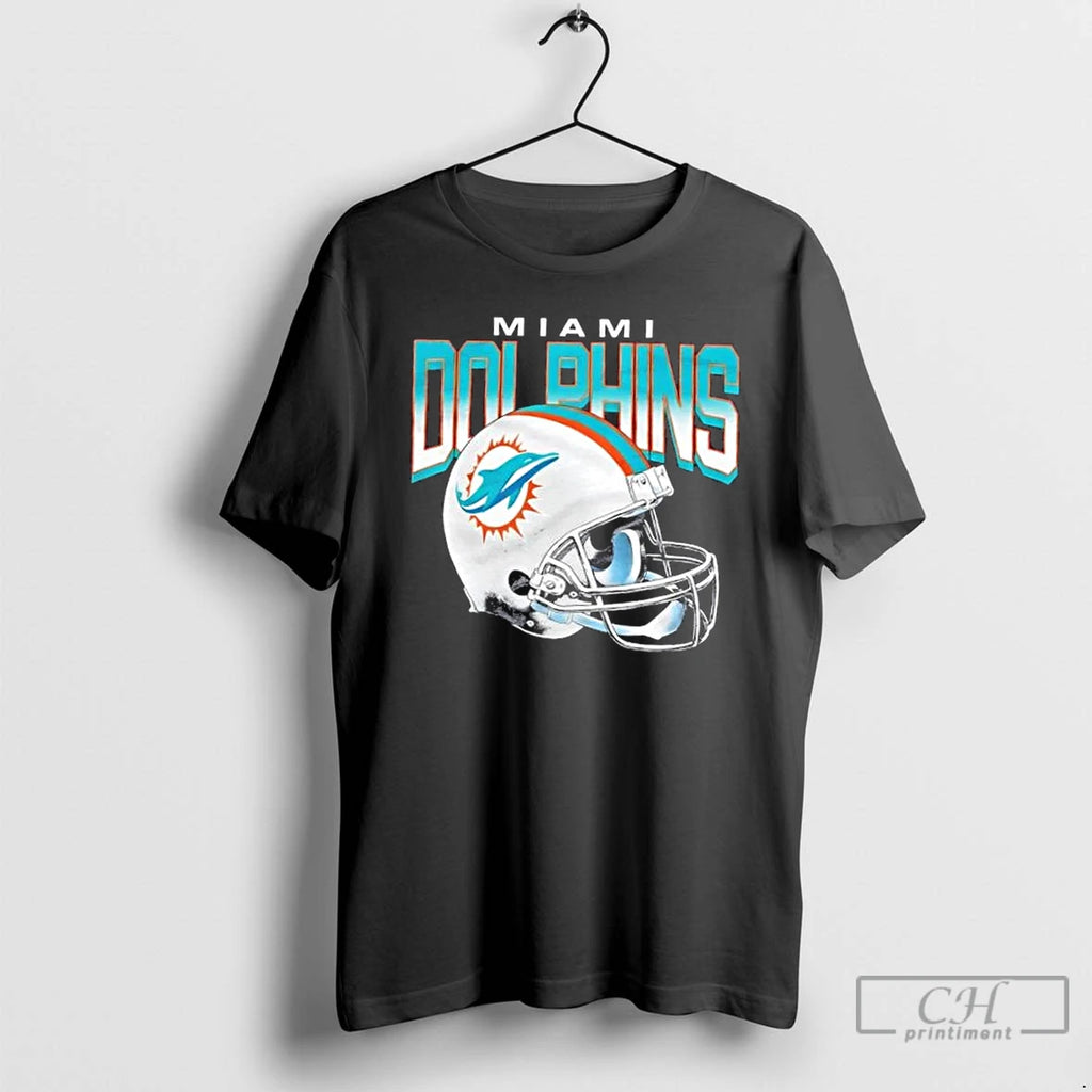 Classic Miami Dolphins Gradient Football Helmet