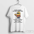 Classic Minion Im Not A Snack Im A Full Street Taco Messy Spicy Slightly Unstable
