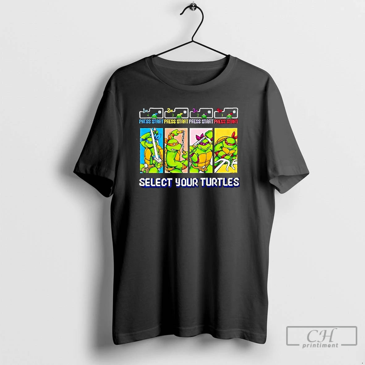Classic Mutant Ninja Turtles Select Your Turtles Graphic