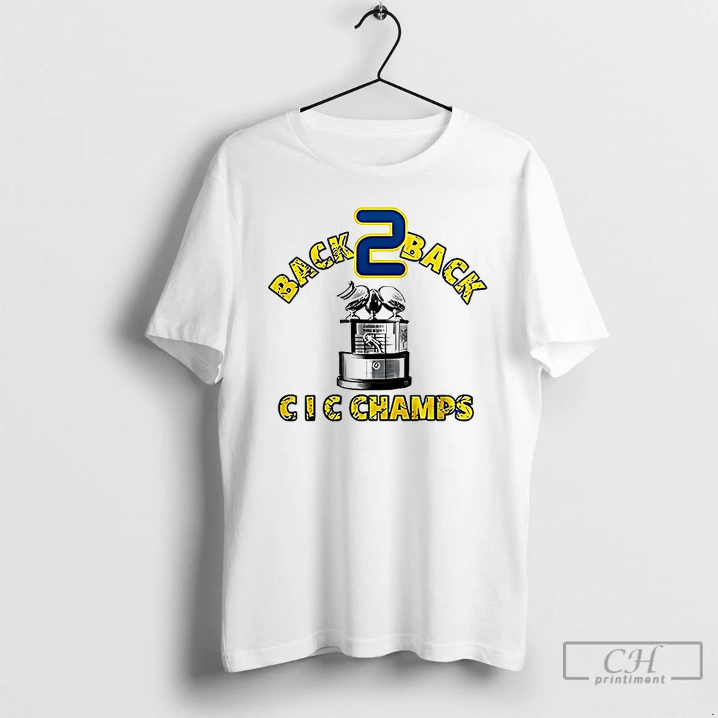 Classic Navy Midshipmen Back 2 Back Cic Champions 2025