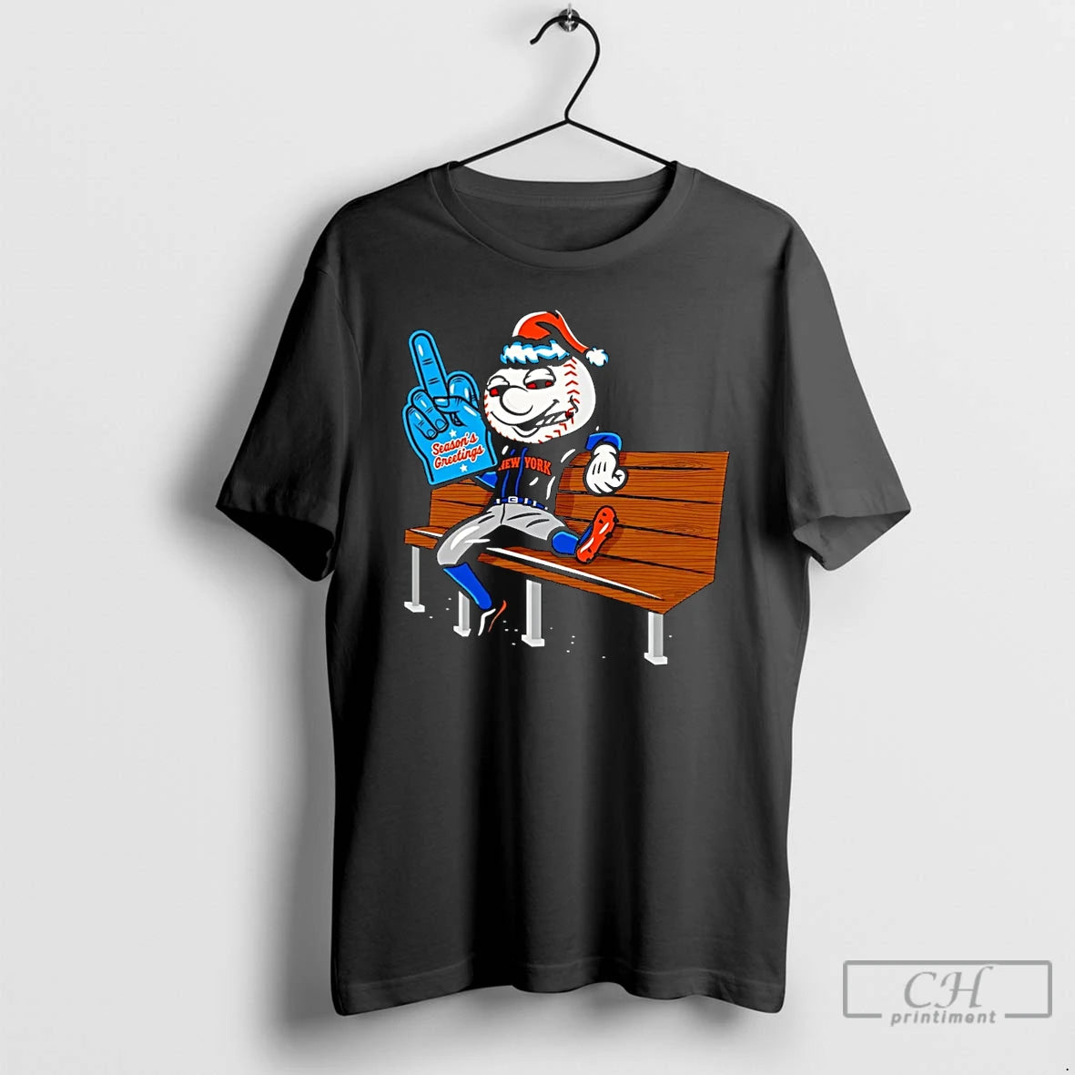 Classic New York Mets Mr Met Seasons Greetings Christmas Christmas