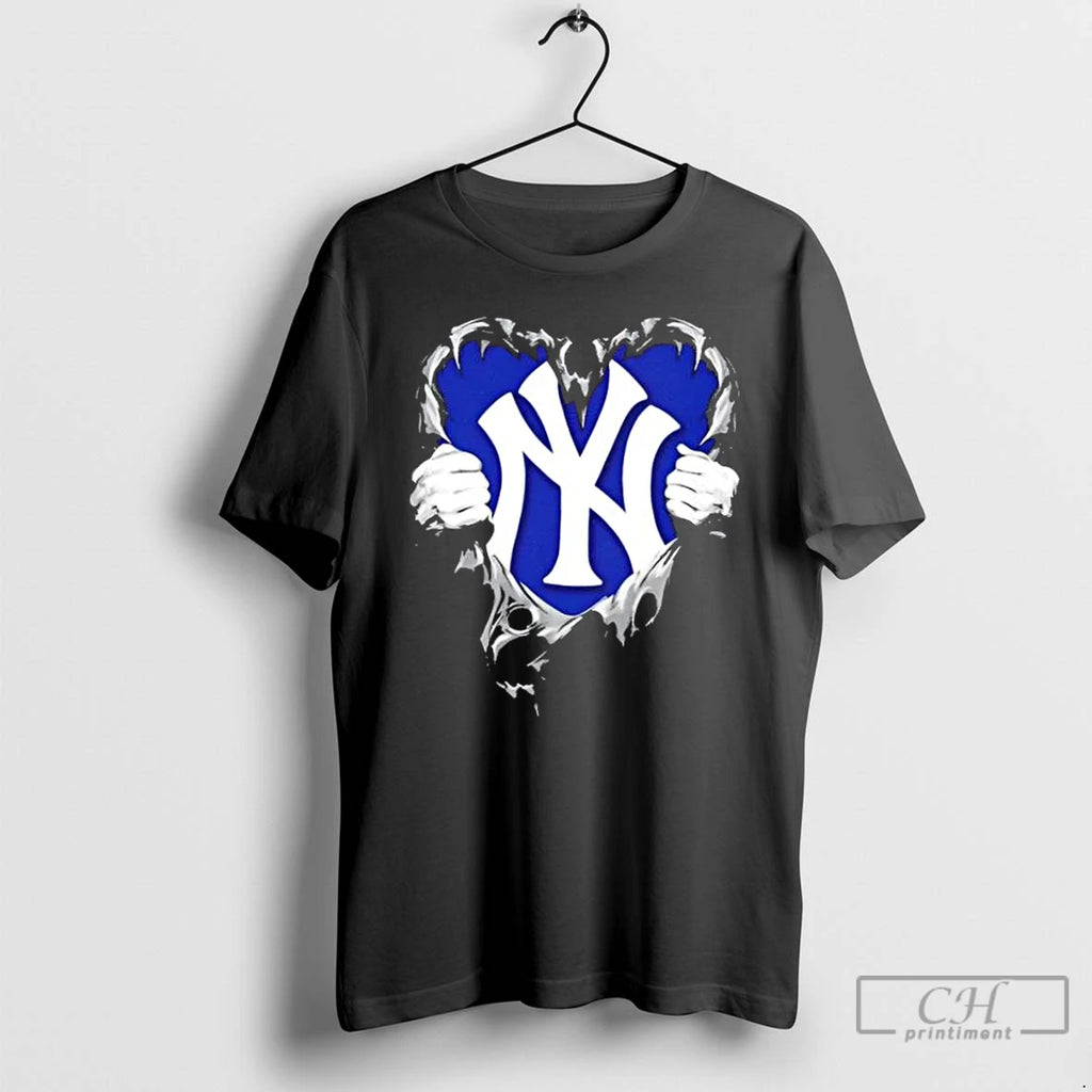 Classic New York Yankees Rip The Chest Forever In My Heart