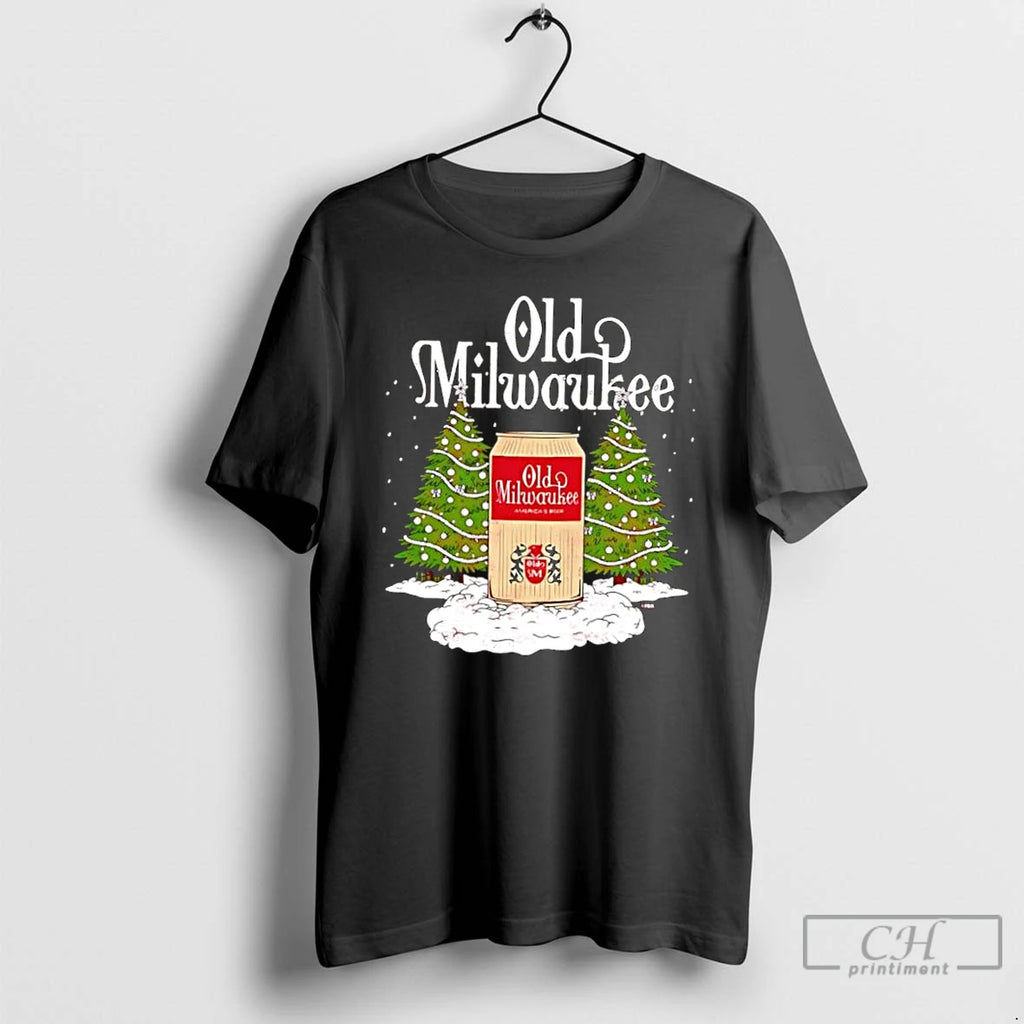 Classic Old Milwaukee Trees Happy Holidays