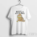 Classic Orange Cat Have A Nice Day Distressed