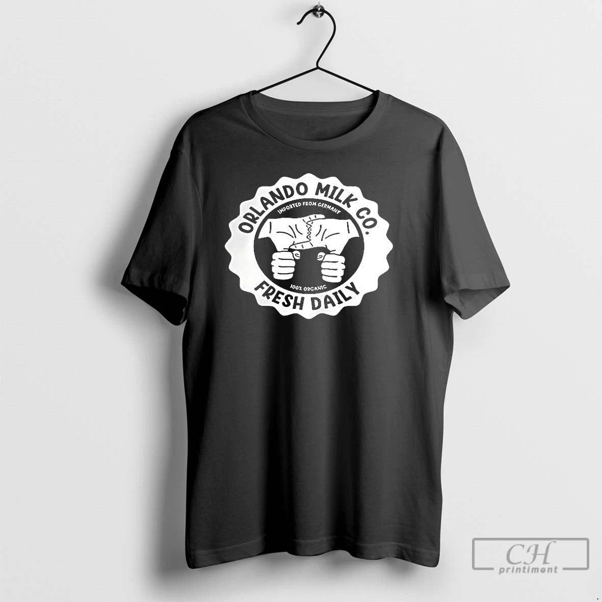 Classic Orlando Milk Co Fresh Daily Imported From Germany Logo