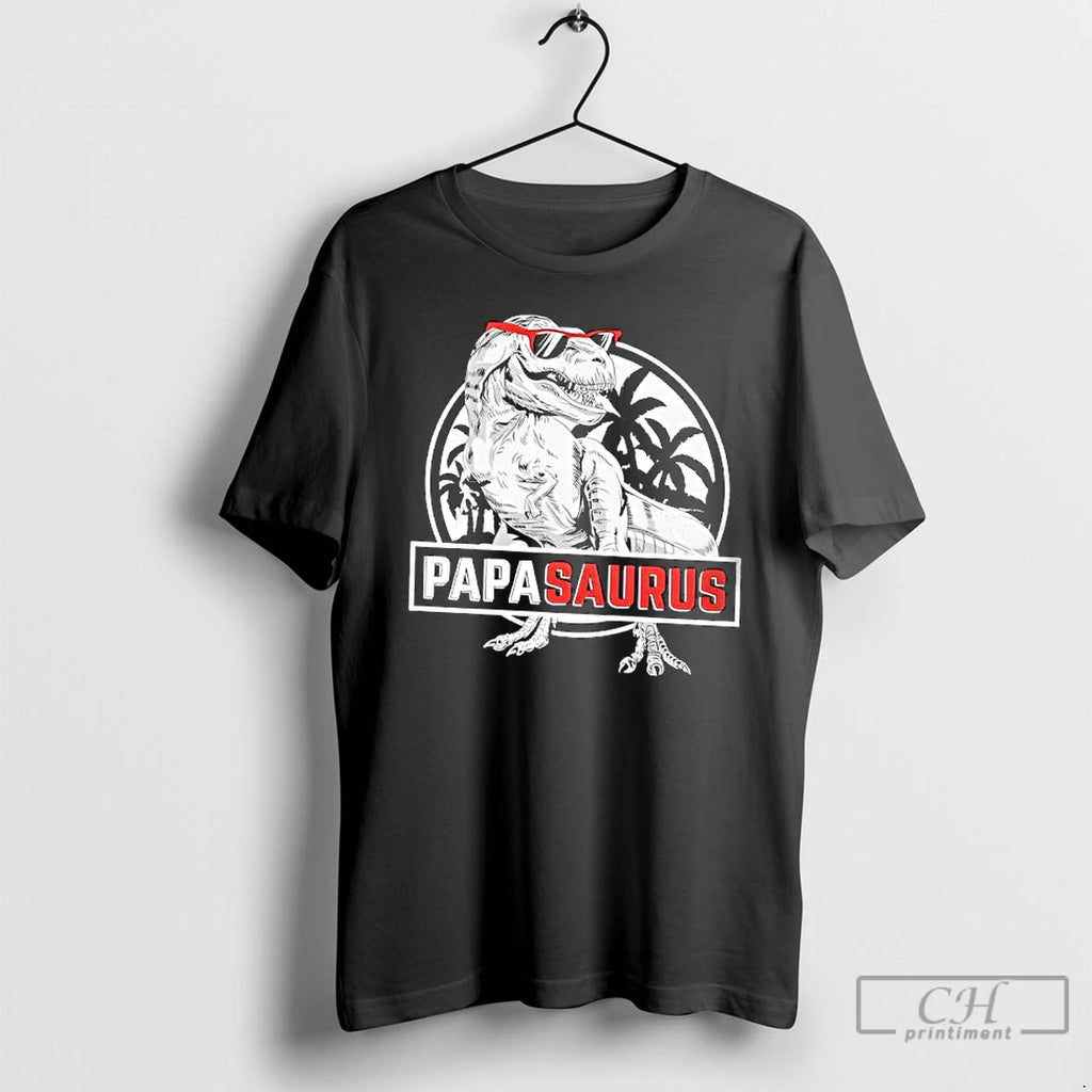 Classic Papasaurus T Rex Dinosaur Dad