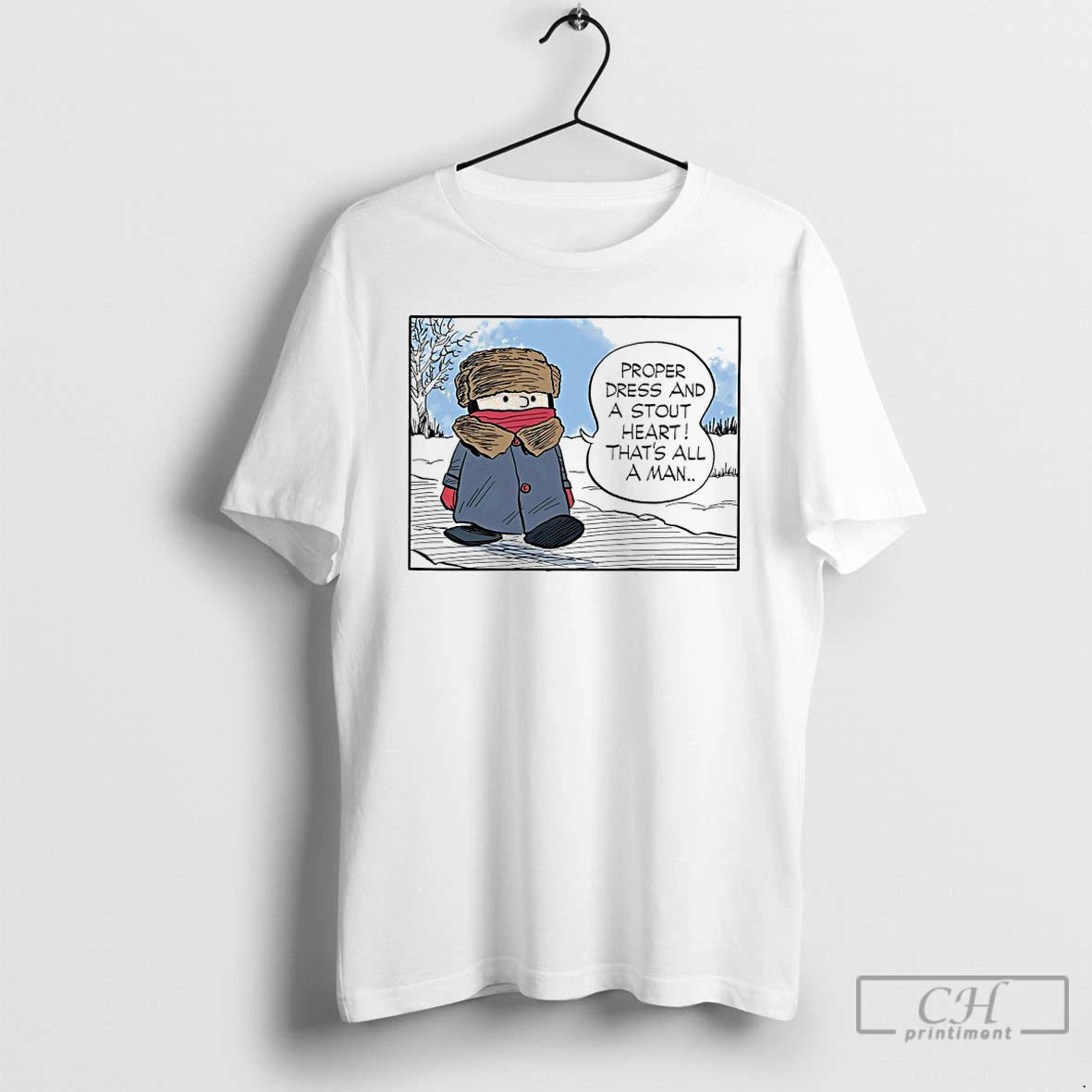 Classic Peanuts Proper Dress And A Stout Heart Thats All A Man T Shirts Sweater