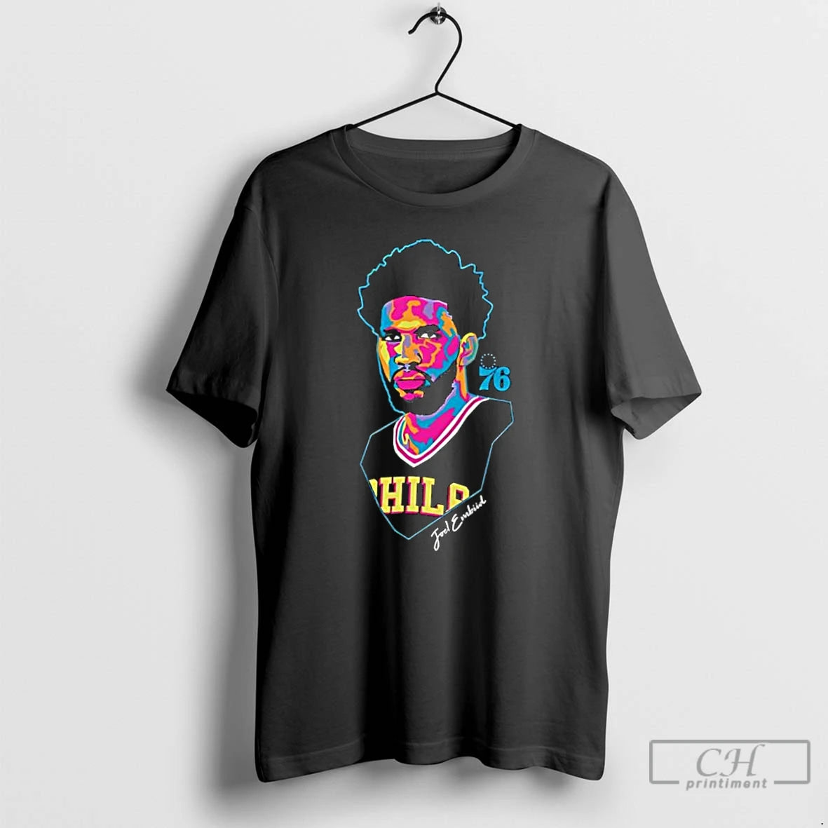 Classic Philadelphia 76ers Joel Embiid Artist Design