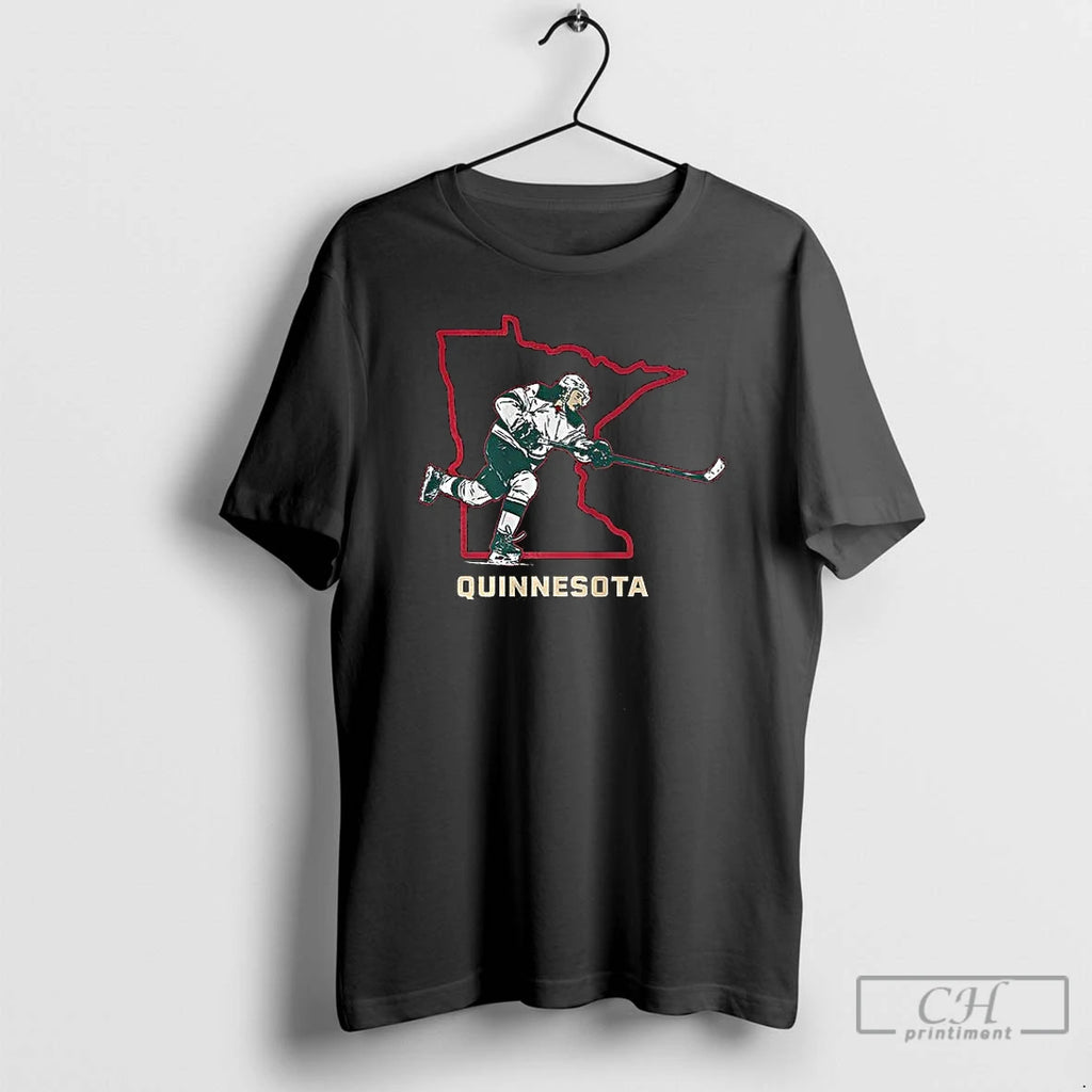 Classic Quinn Hughes Minnesota Wild Nhl Quinnesota State Border