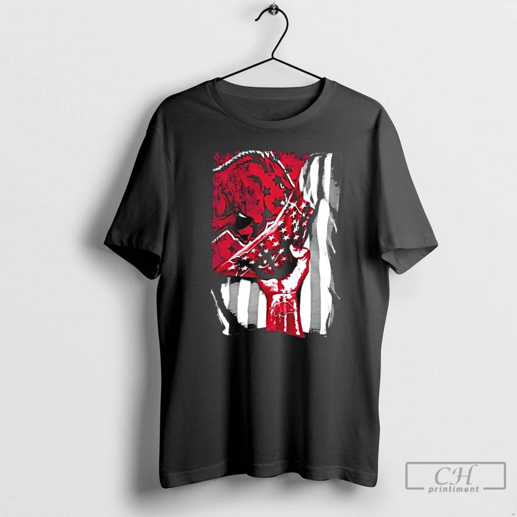 Classic Revealing The Glory Arkansas Razorbacks X Usa Flag