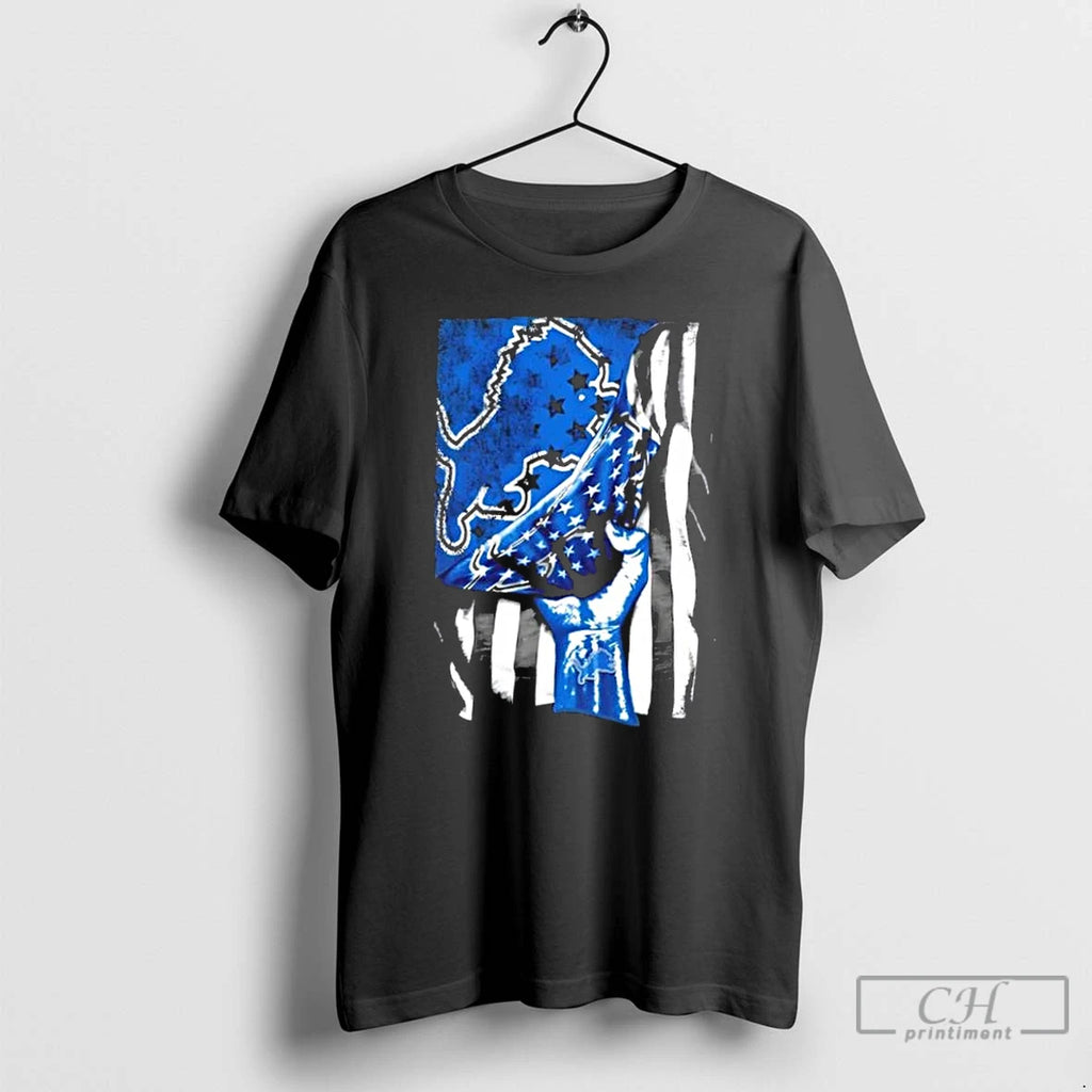 Classic Revealing The Glory Detroit Lions X Usa Flag