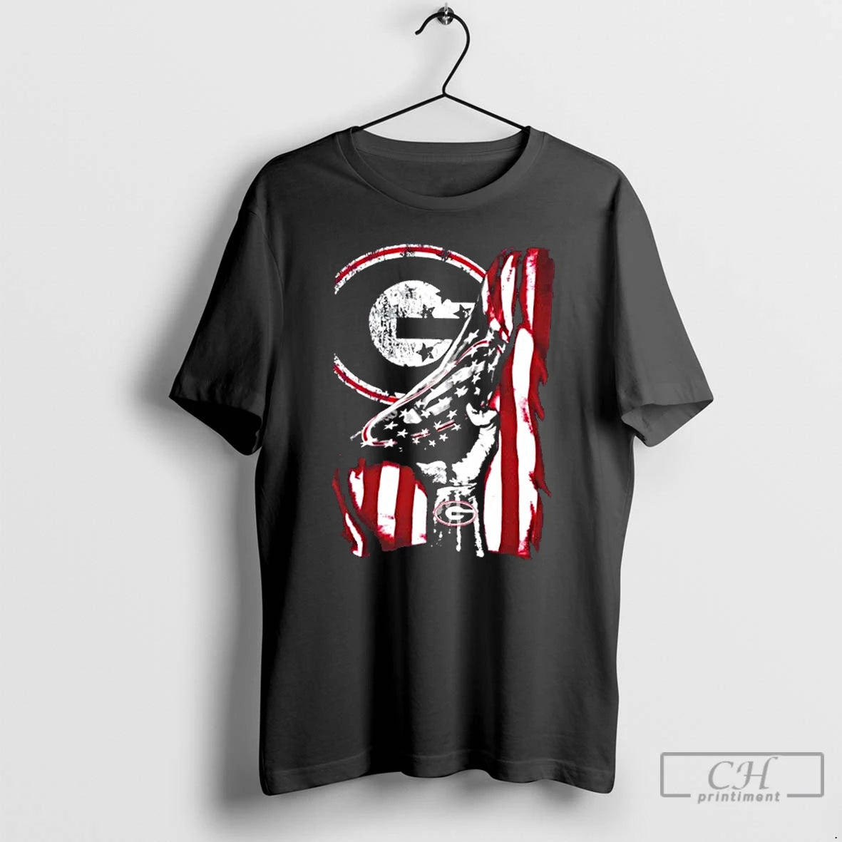 Classic Revealing The Glory Georgia Bulldogs X Usa Flag
