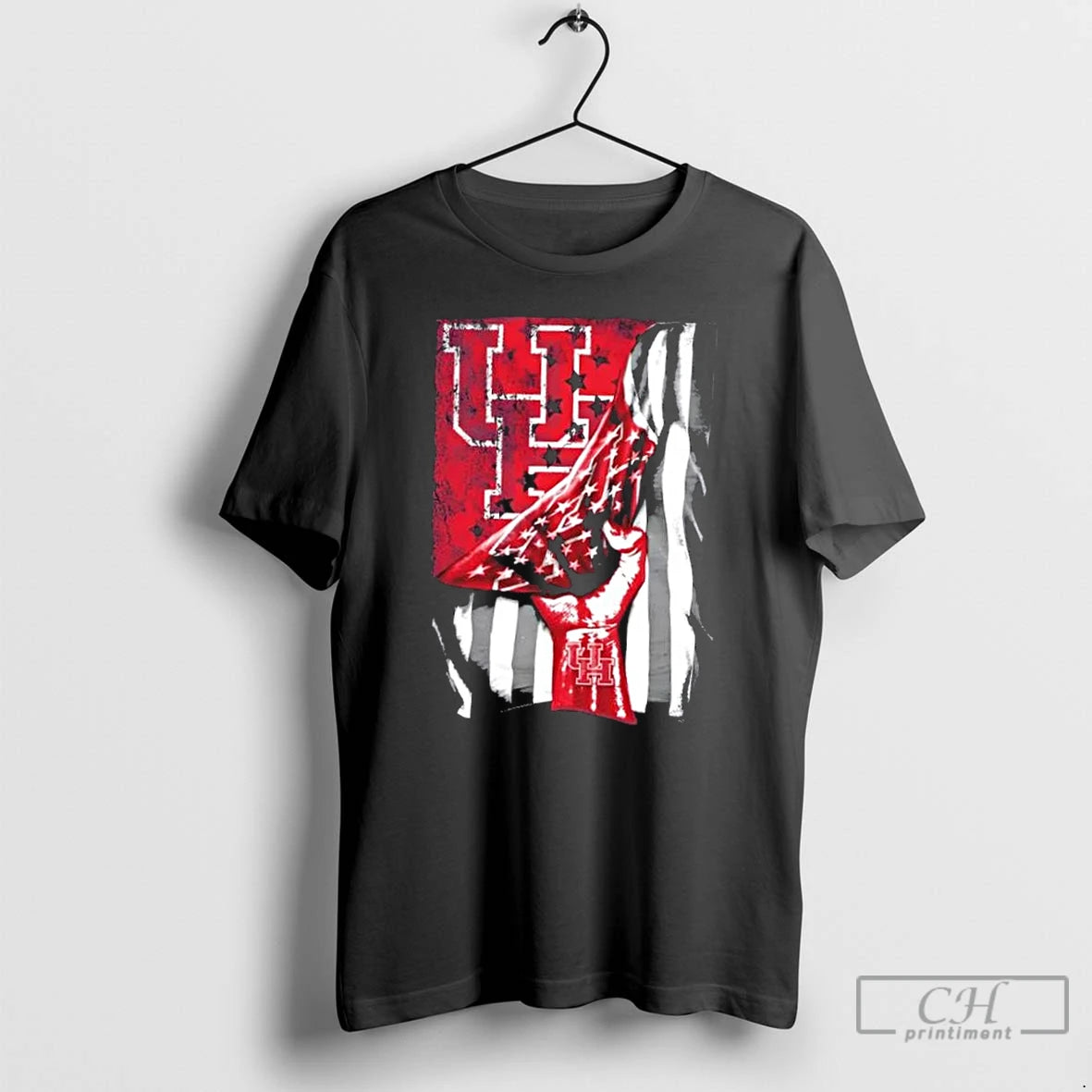 Classic Revealing The Glory Houston Cougars X Usa Flag